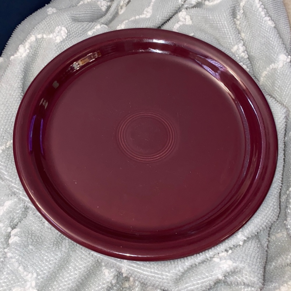 Fiesta salad plate in Claret Plum